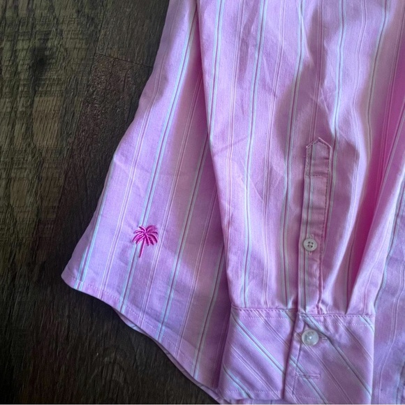 Lilly Pulitzer Pink Vintage Button Down - Picture 4 of 4